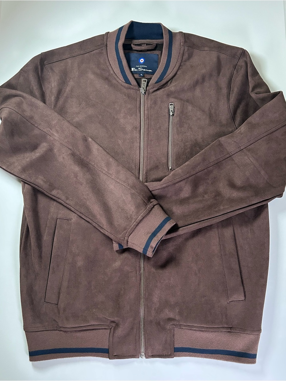 Ben Sherman Brown Jacket with Blue Trim